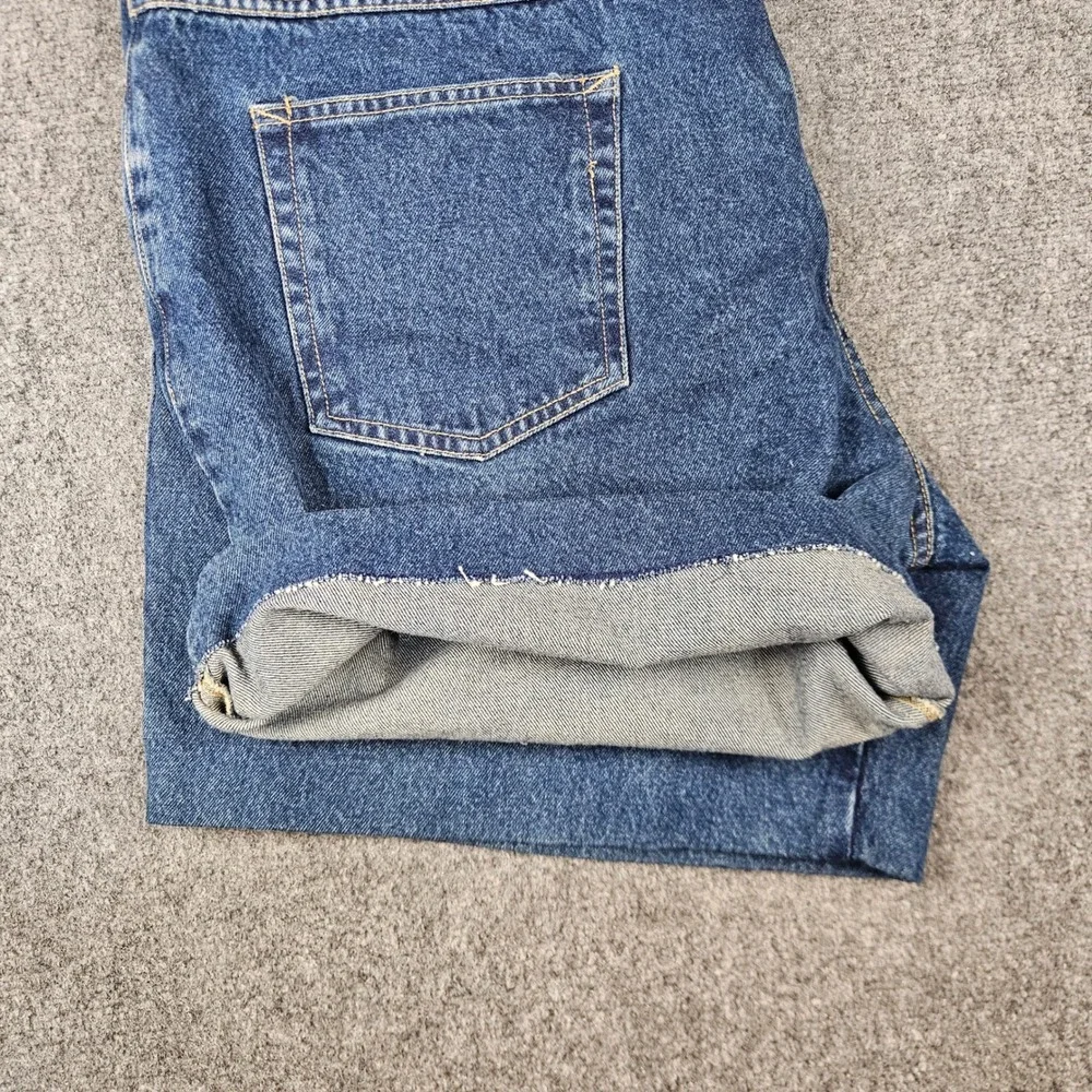 Route 66 Mens Relaxed Fit Denim Shorts Blue Medium Wash 100% Cotton Size 42